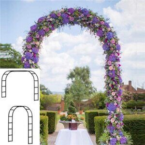 7.8ft Backdrop Stand-Balloon Arch Kit,Stable Balloon ArchFrame,Metal WeddingArch
